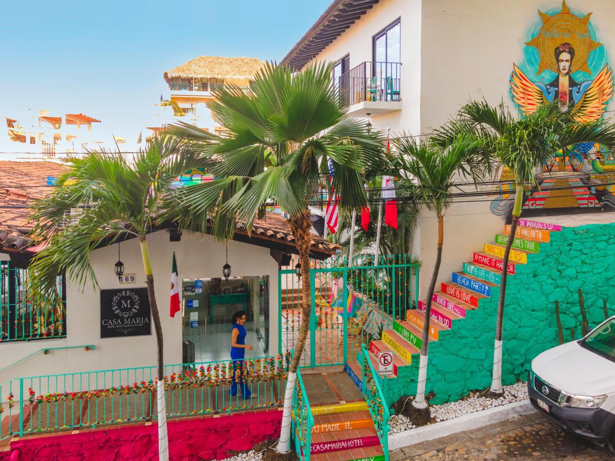 Casa Maria Hotel Boutique & Gallery Adults Only 巴亞爾塔港 外观 照片